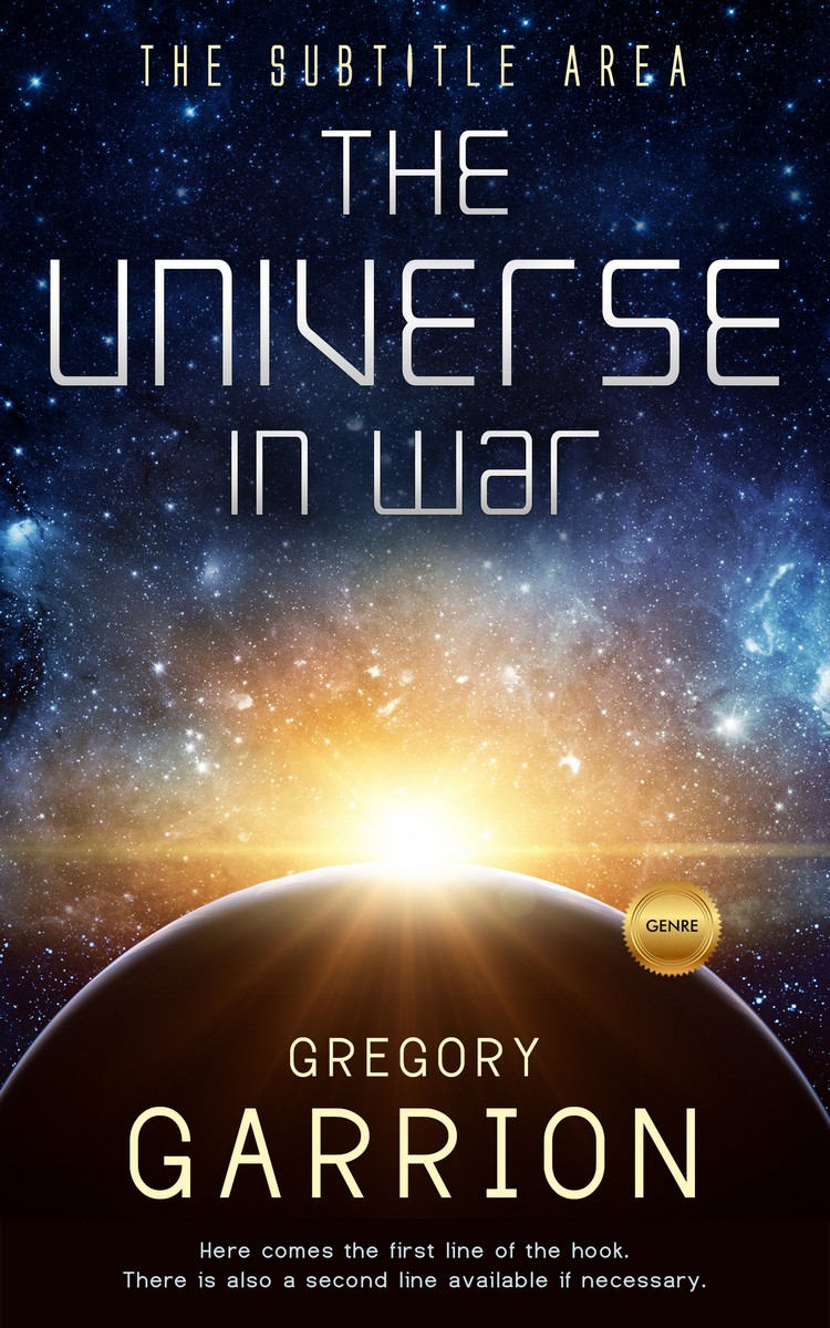 2D view of Premade Science Fiction Book Cover - Pavlova