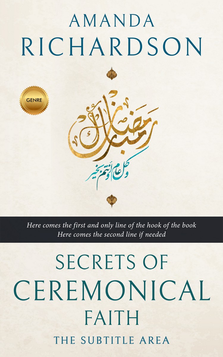 2D view of Premade Religion & Spirituality Book Cover - Spring Wood