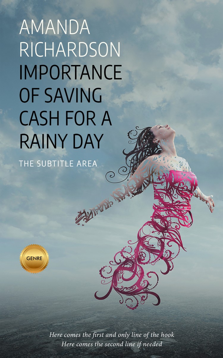 2D view of Premade Health & Mind & Body Book Cover - Regent Gray