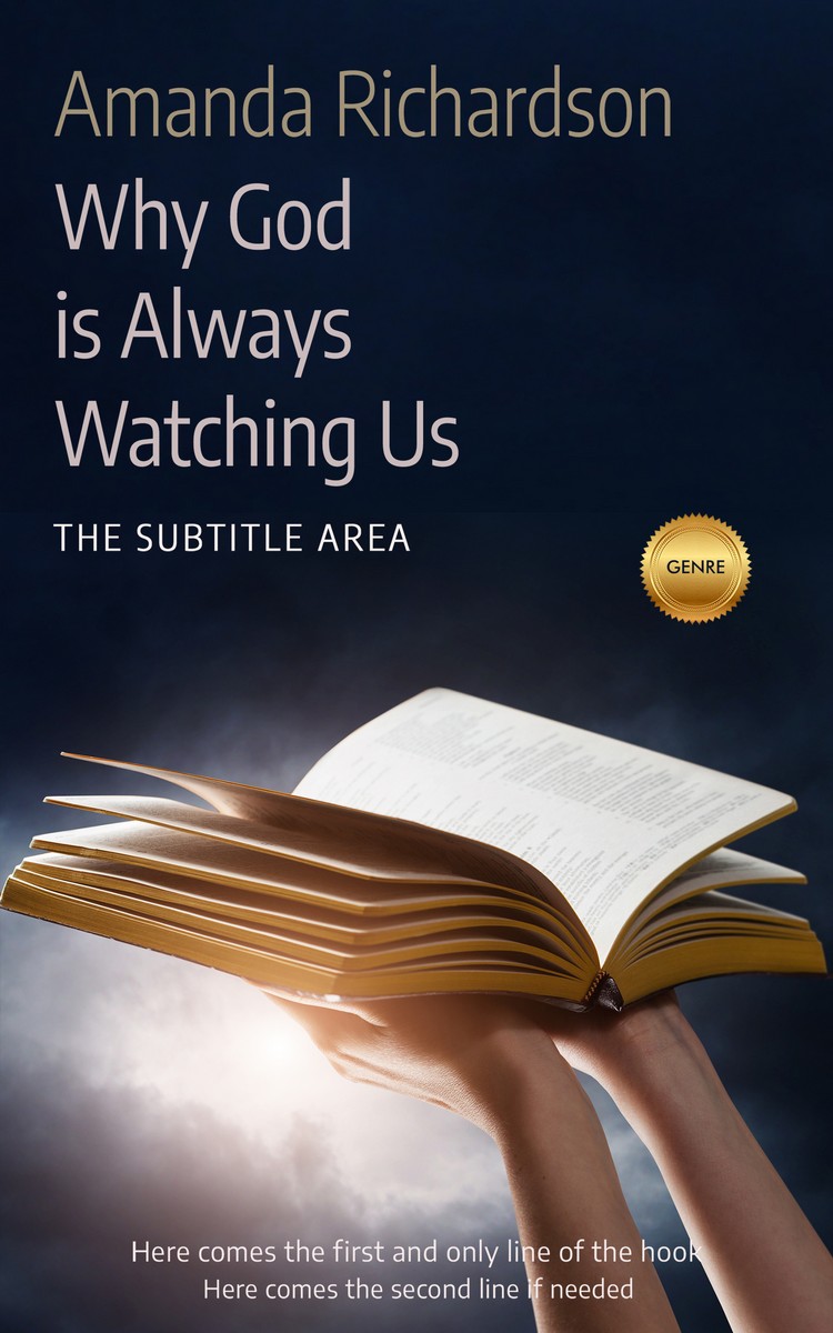 2D view of Premade Health & Mind & Body Book Cover - Soft Amber