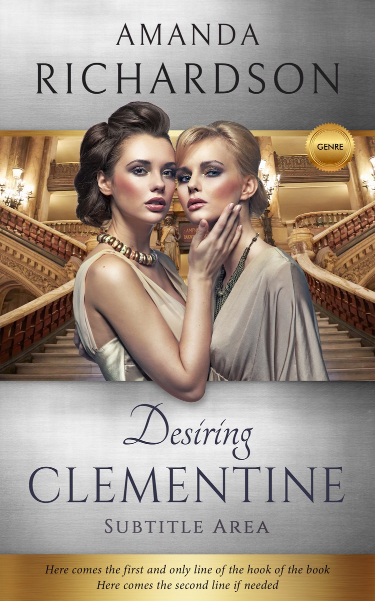 2D view of Premade Chick Lit Book Cover - Napa