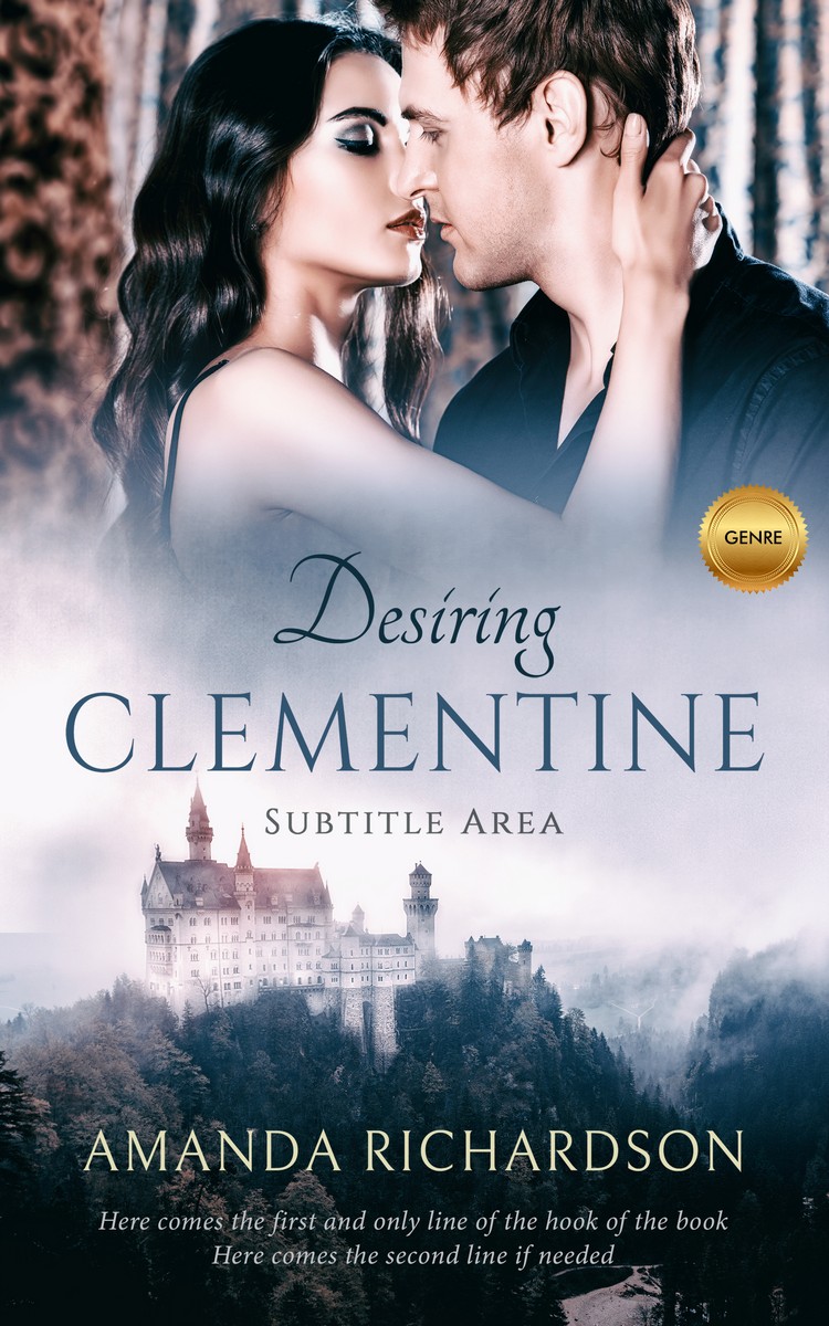 2D view of Premade Romance Book Cover - Gable Green