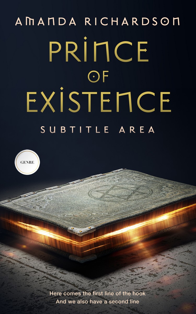 2D view of Premade Religion & Spirituality Book Cover - Shark