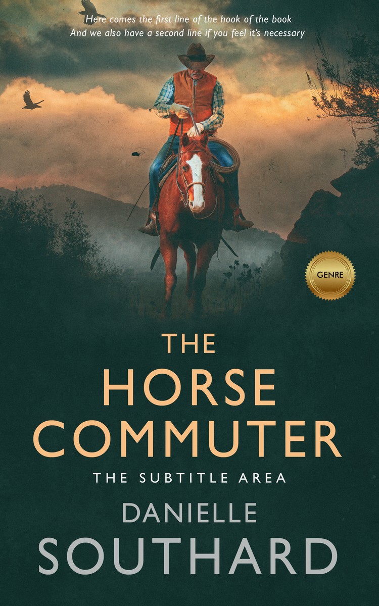 2D view of Premade Surreal Book Cover - Outer Space