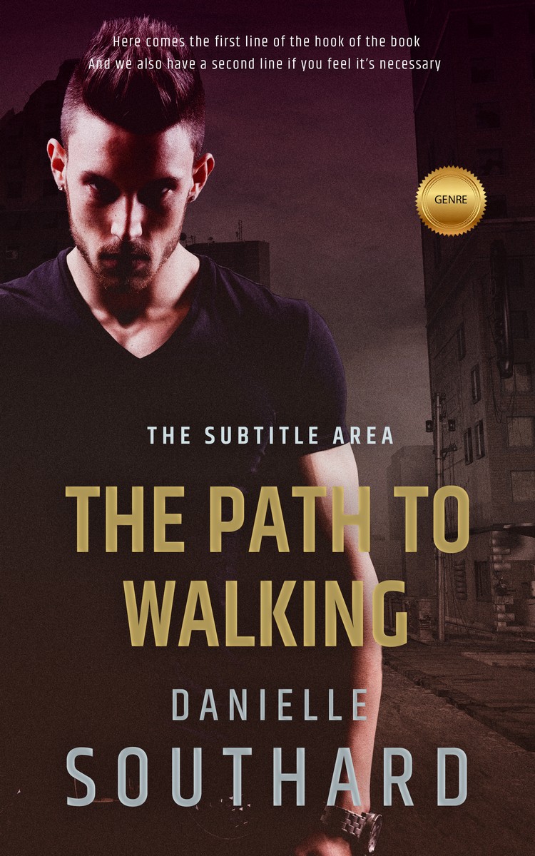 2D view of Premade Mystery & Thriller & Suspense Book Cover - Cocoa Brown