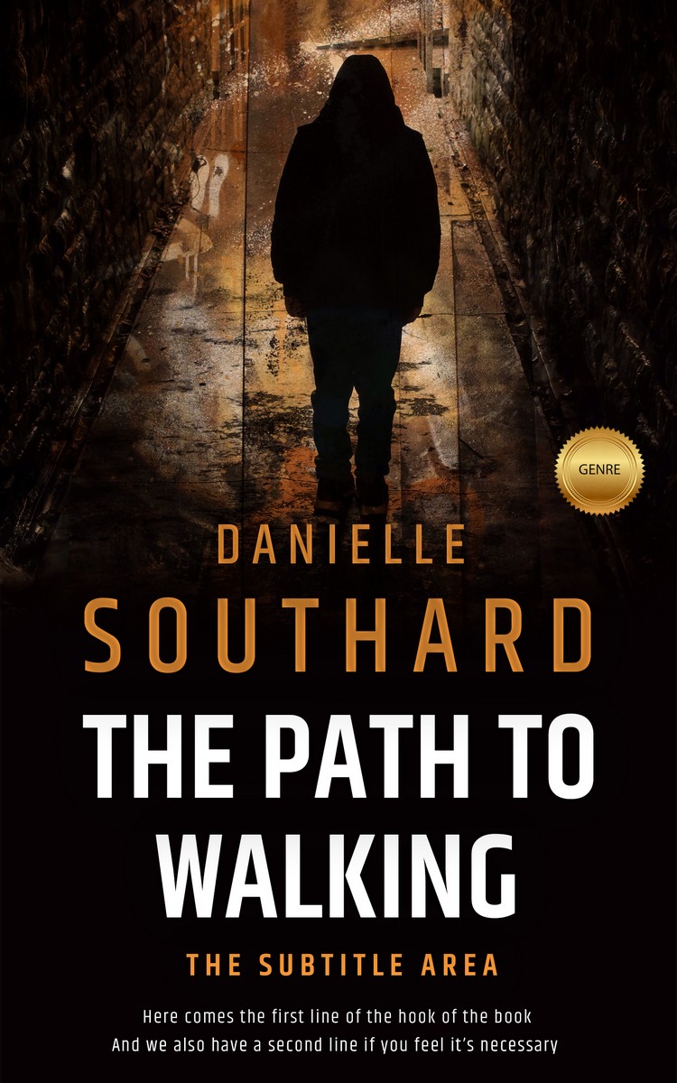 2D view of Premade Mystery & Thriller & Suspense Book Cover - Night Rider