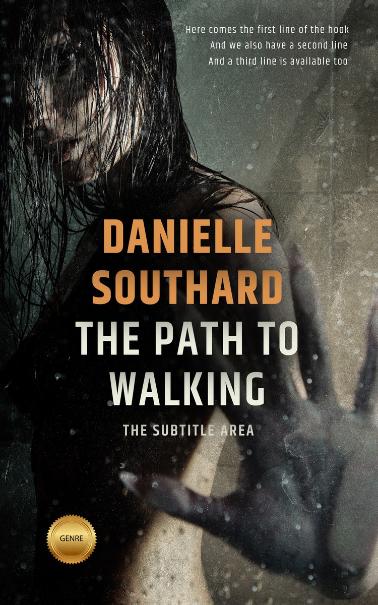 2D view of Premade Horror Book Cover - Heavy Metal