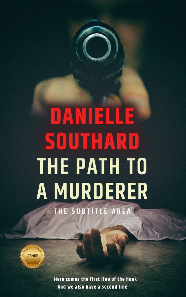 2D view of Premade Mystery & Thriller & Suspense Book Cover - Outer Space