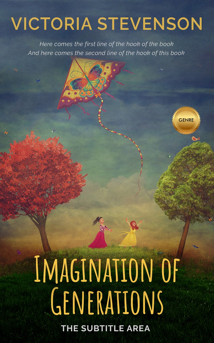 2D view of Premade Fantasy Book Cover - Corduroy