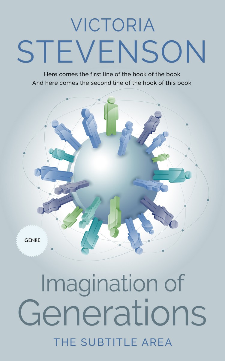 2D view of Premade Business Book Cover - Loblolly