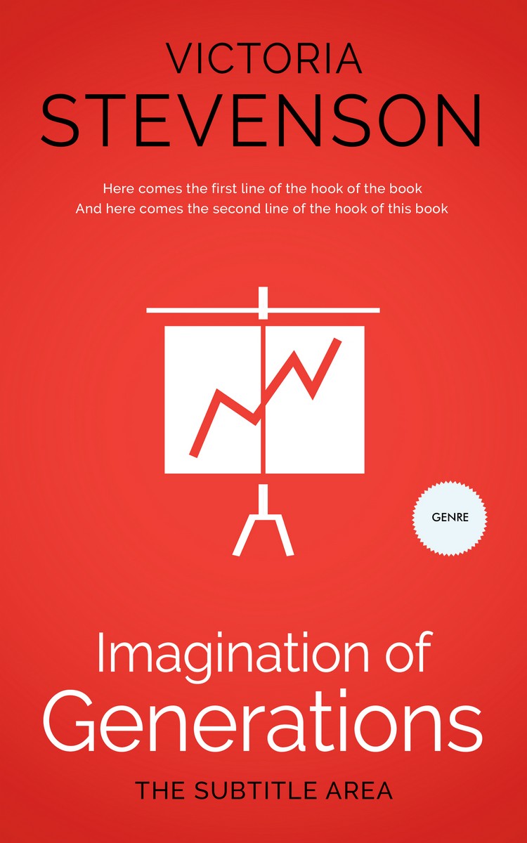 2D view of Premade Business Book Cover - Cinnabar