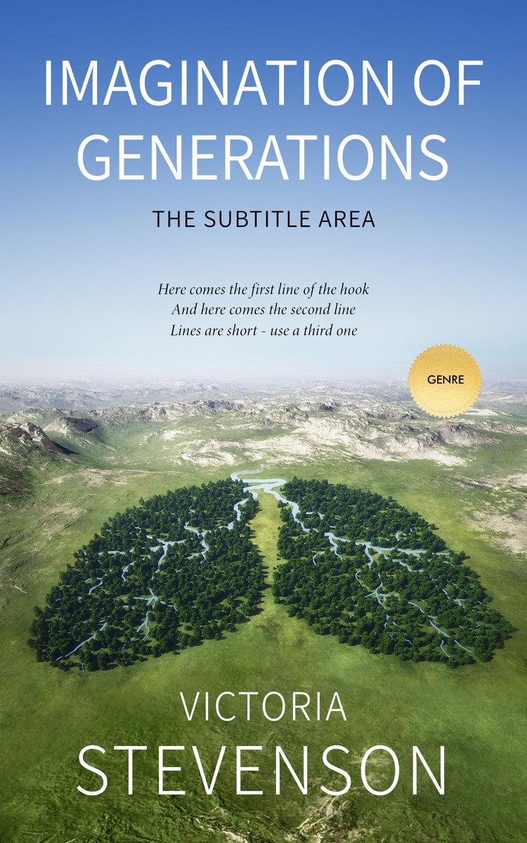 2D view of Premade Environment & Ecology Book Cover - Chalet Green