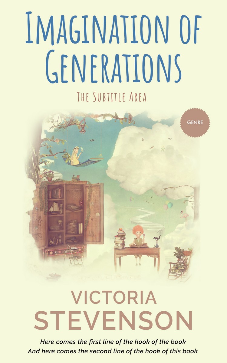 2D view of Premade Fantasy Book Cover - Frost