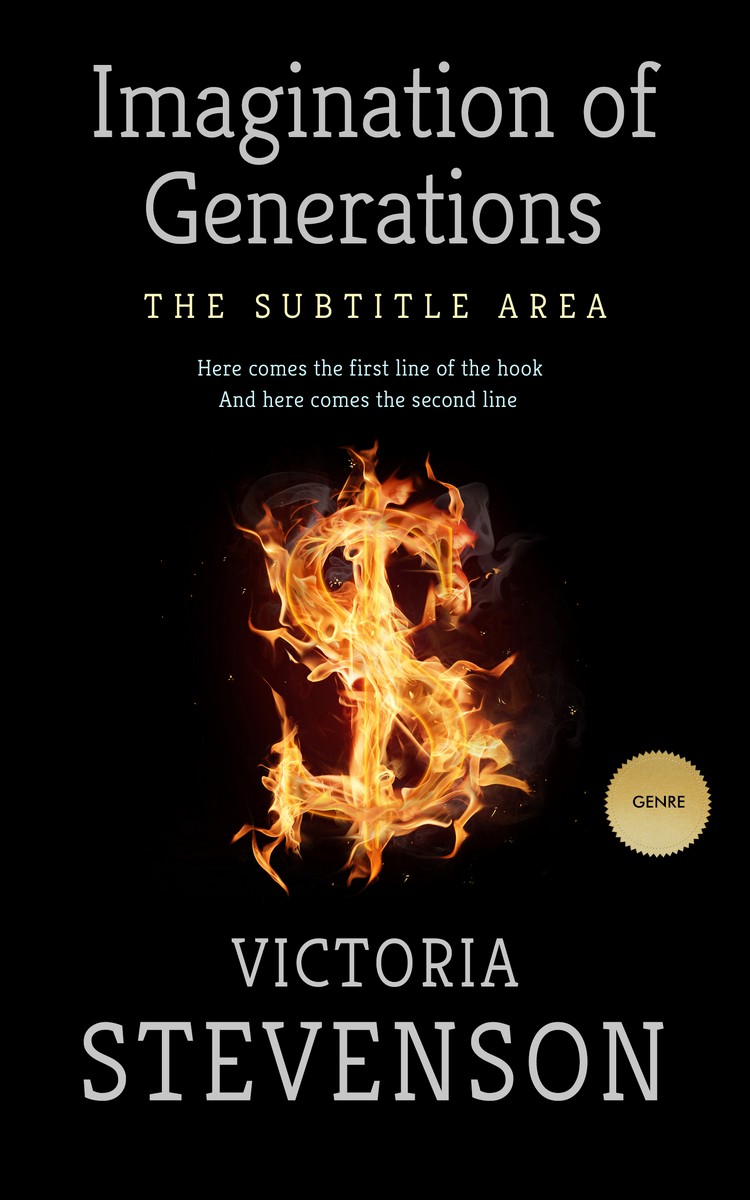 2D view of Premade Business Book Cover - Whiskey