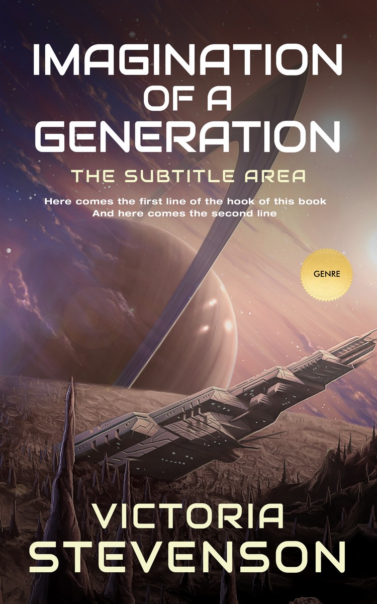 2D view of Premade Science Fiction Book Cover - Woody Brown