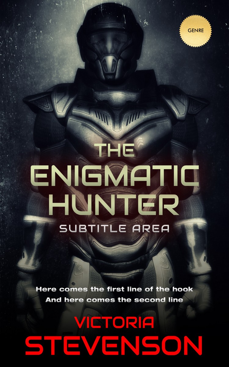 2D view of Premade Science Fiction Book Cover - Woodsmoke