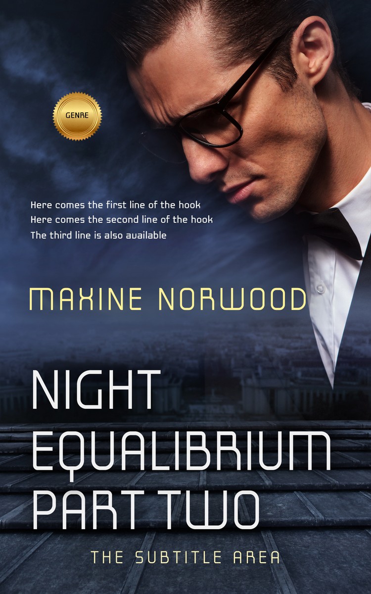 2D view of Premade Mystery & Thriller & Suspense Book Cover - Charade