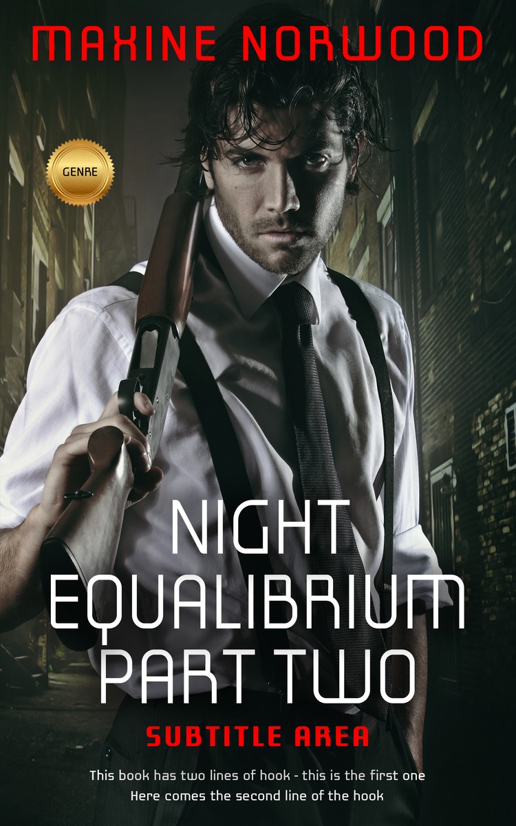 2D view of Premade Romance Book Cover - Heavy Metal