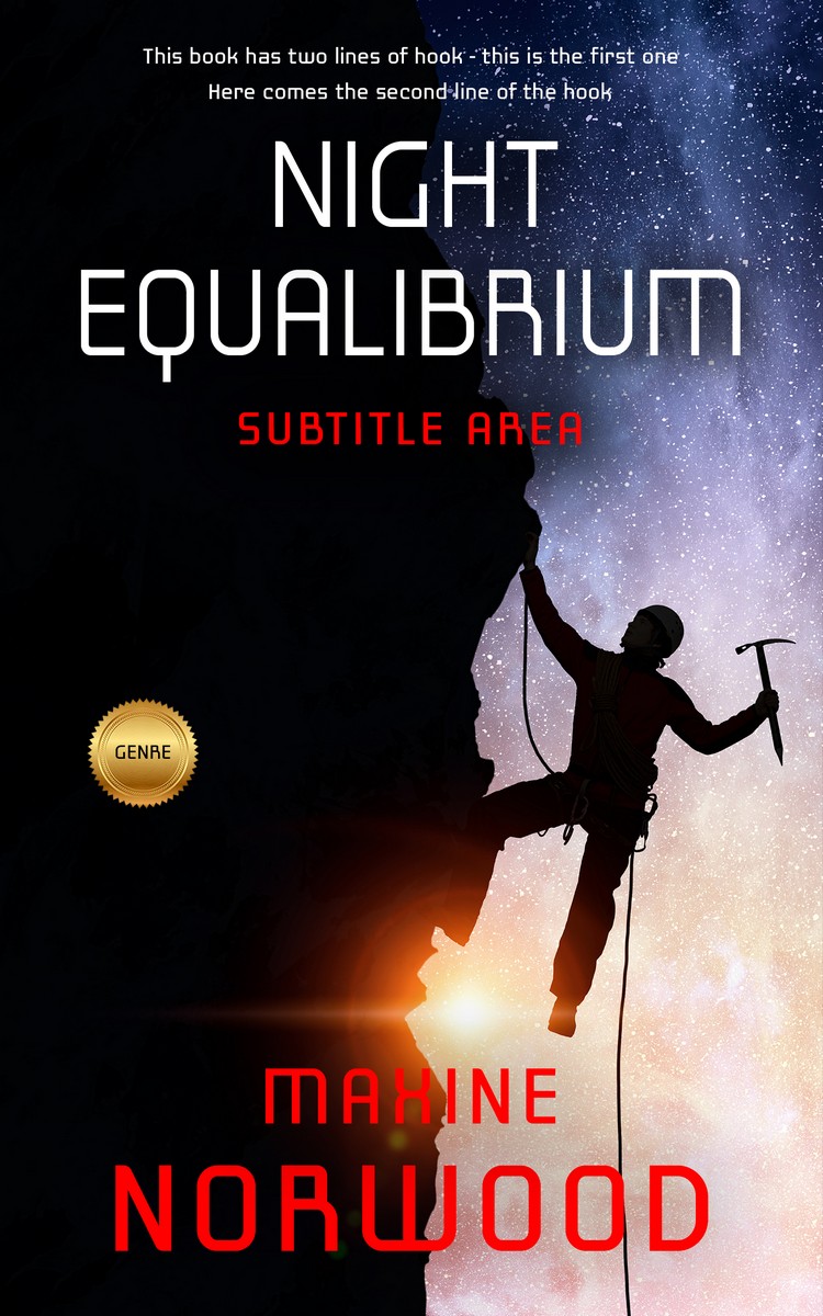 2D view of Premade Action & Adventure Book Cover - Cinder