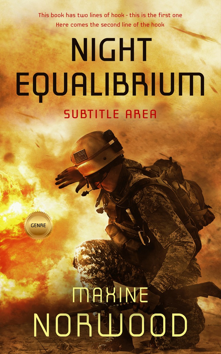 2D view of Premade Apocalyptica Book Cover - Clinker