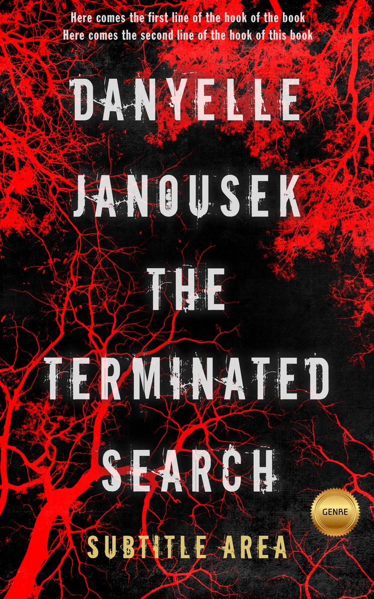 2D view of Premade Horror Book Cover - Cocoa Brown