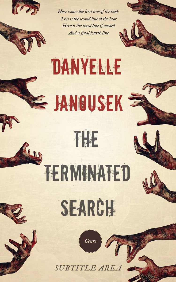 2D view of Premade Mystery & Thriller & Suspense Book Cover - Almond