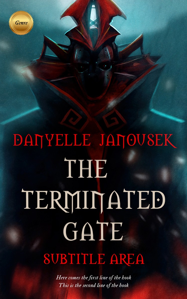 2D view of Premade Fantasy Book Cover - Bunker