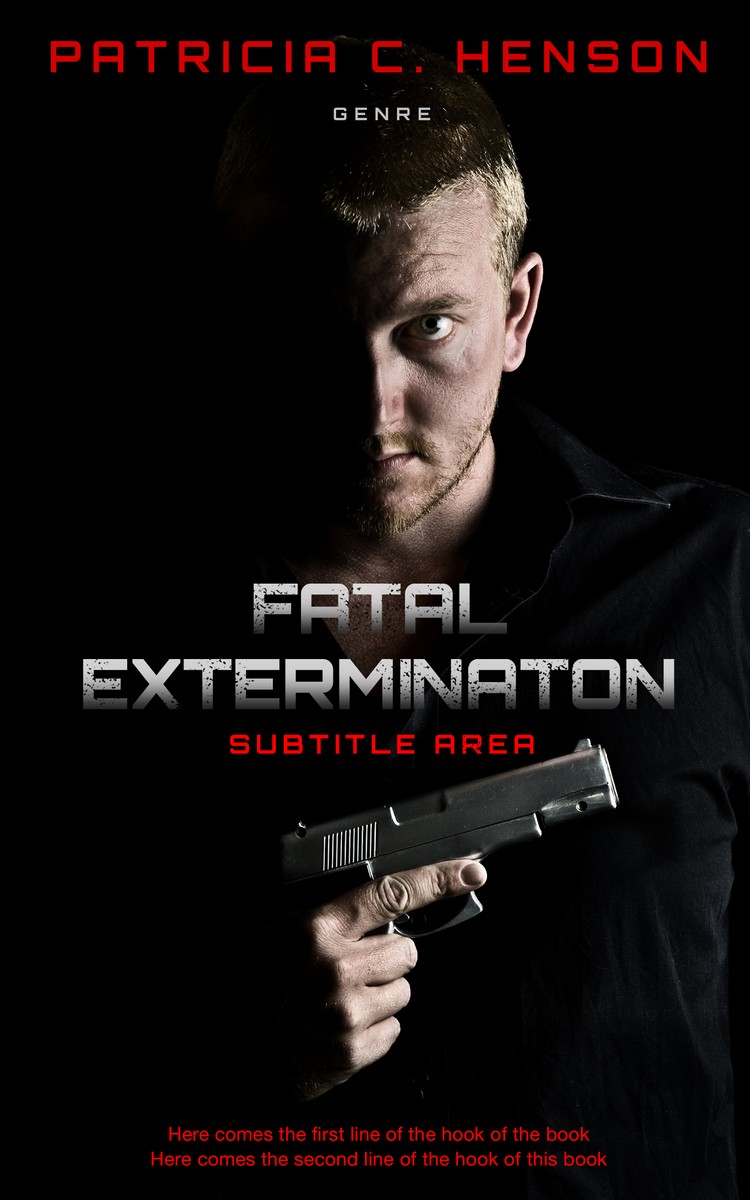 2D view of Premade Mystery & Thriller & Suspense Book Cover - Cod Gray