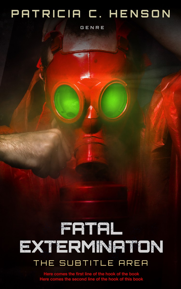 2D view of Premade Apocalyptica Book Cover - Crowshead