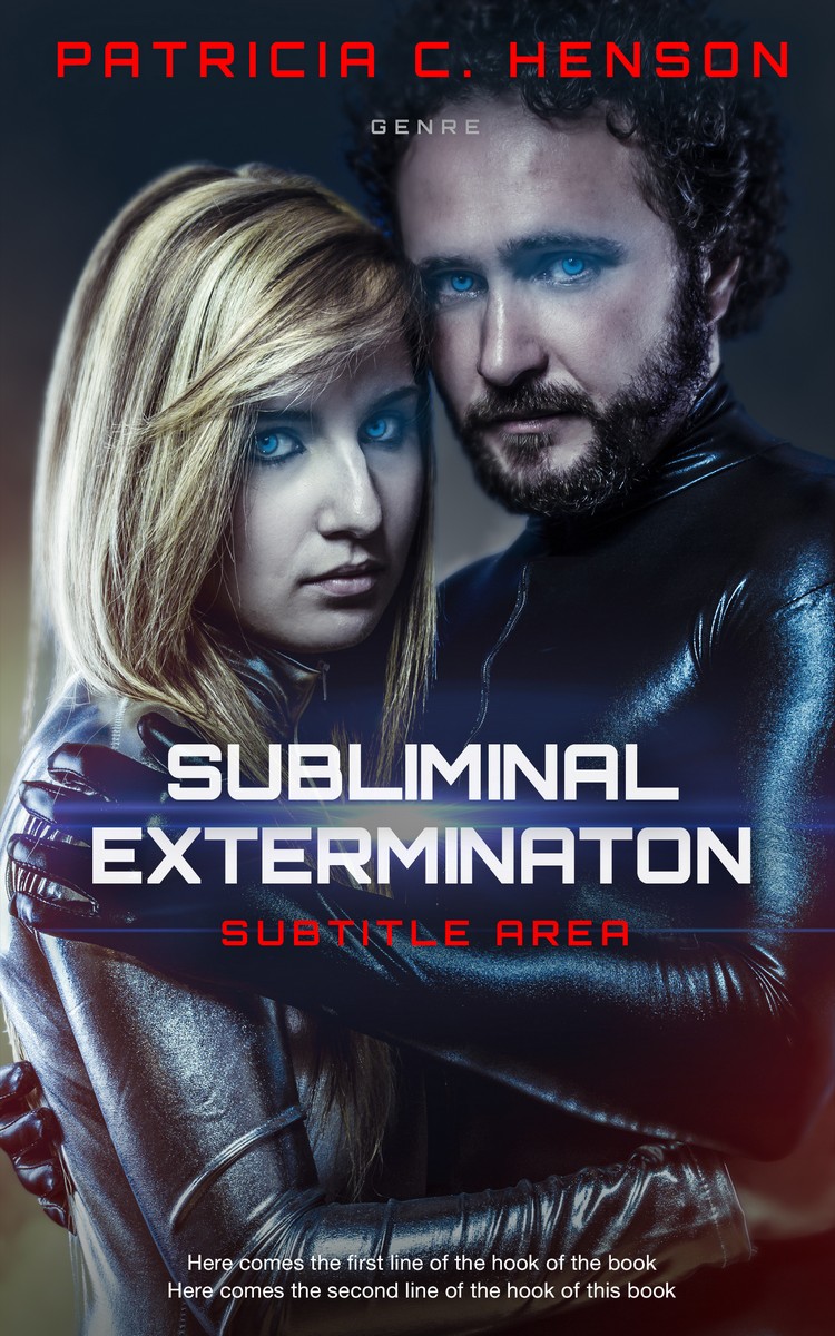 2D view of Premade Science Fiction Book Cover - Charade