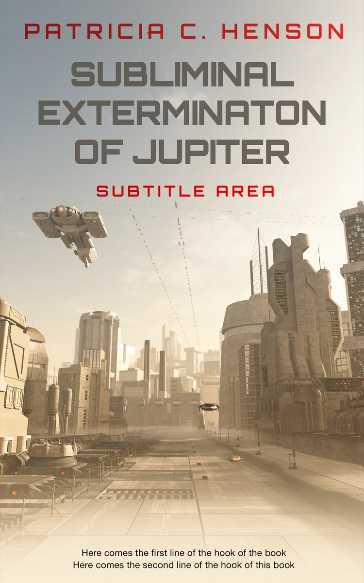 2D view of Premade Science Fiction Book Cover - Sisal