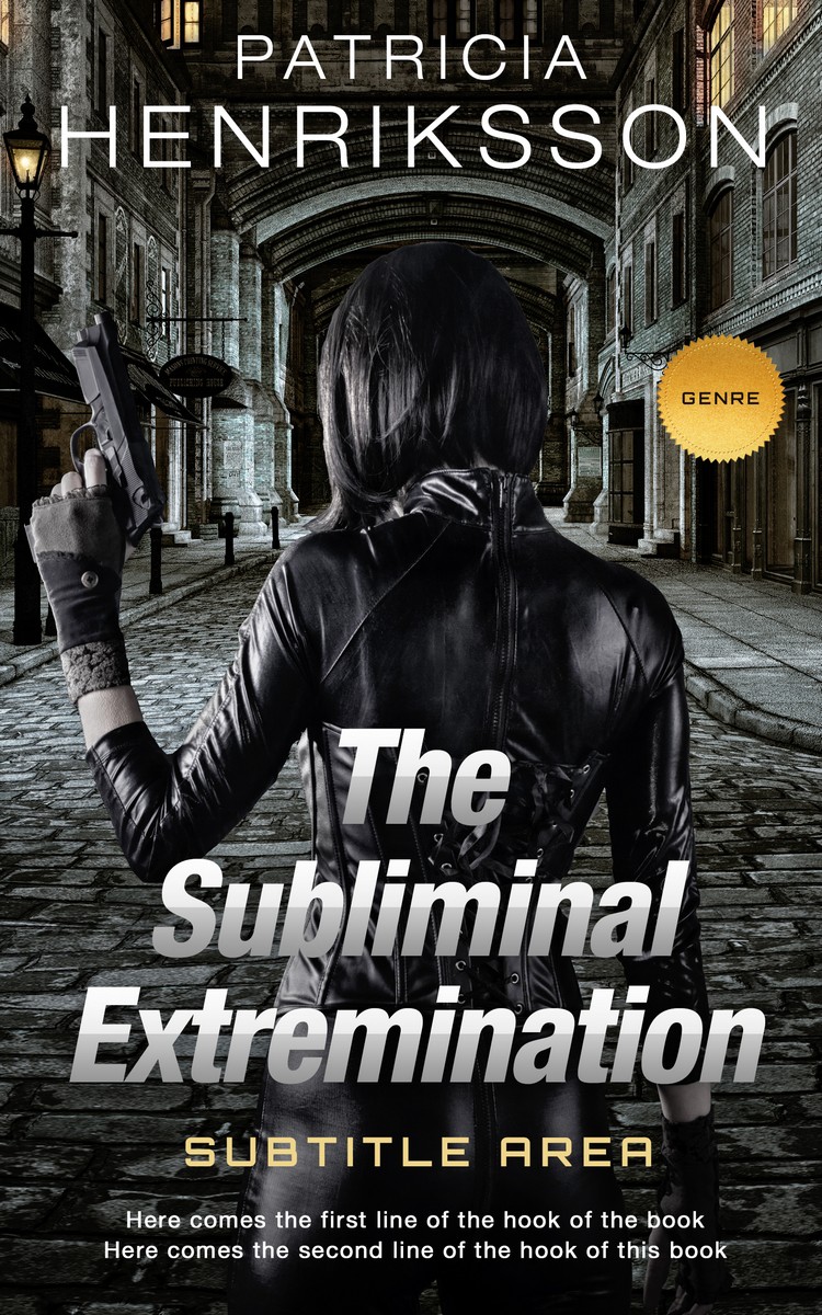 2D view of Premade Mystery & Thriller & Suspense Book Cover - Log Cabin