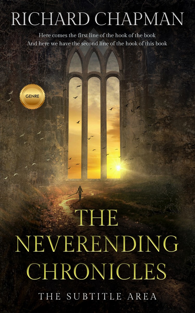 2D view of Premade Science Fiction Book Cover - Zeus