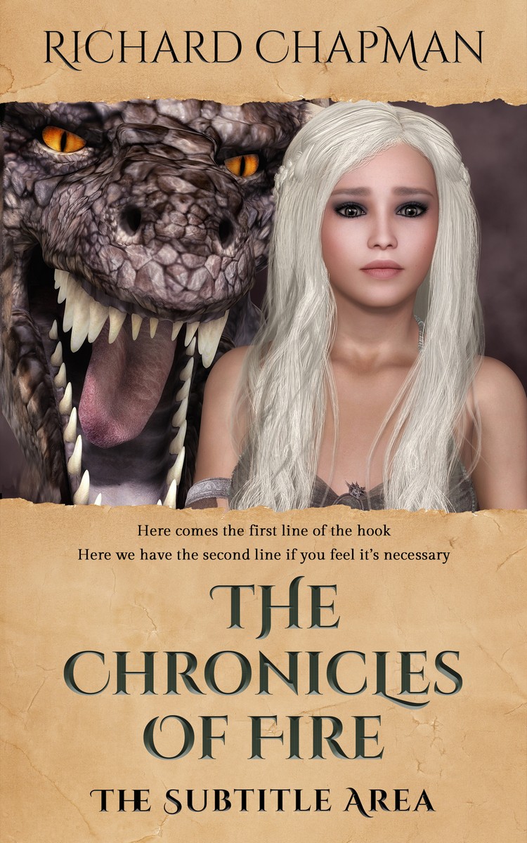 2D view of Premade Fantasy Book Cover - Sorrell Brown