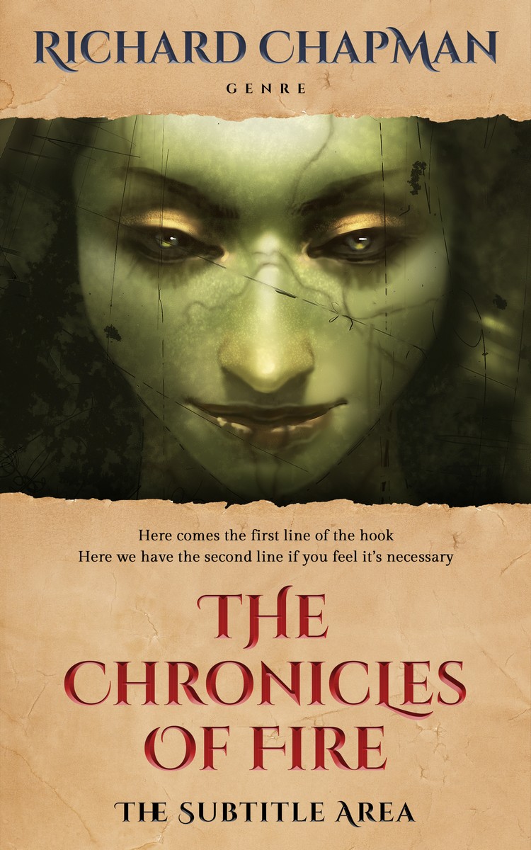 2D view of Premade Horror Book Cover - Birch