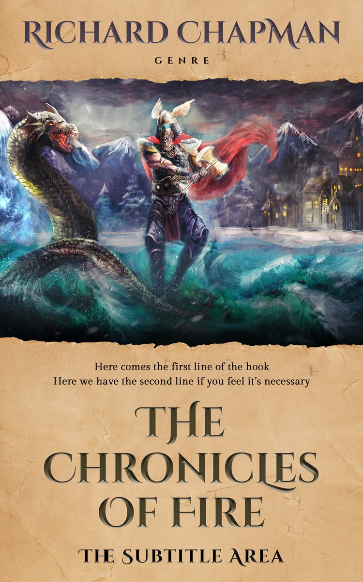 2D view of Premade Fantasy Book Cover - Sorrell Brown