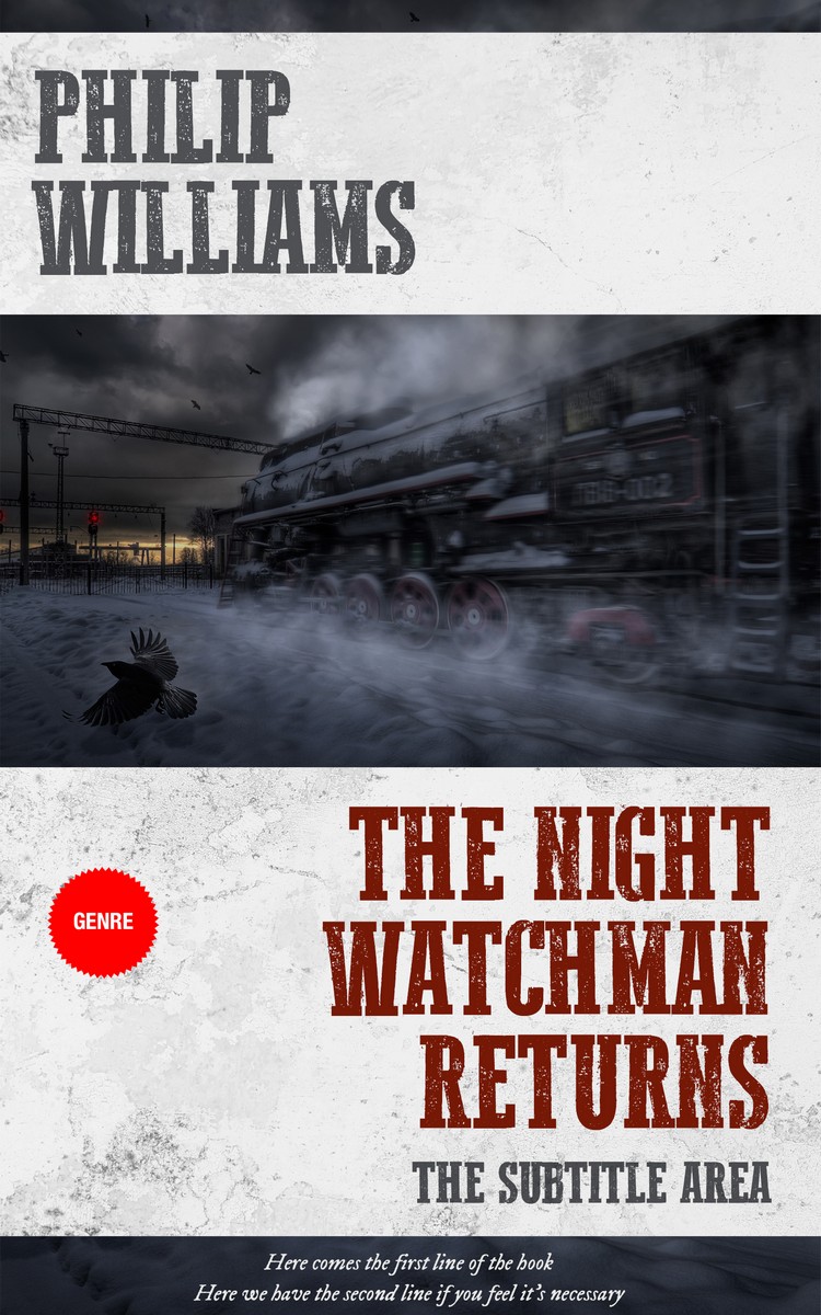 2D view of Premade Mystery & Thriller & Suspense Book Cover - Bon Jour