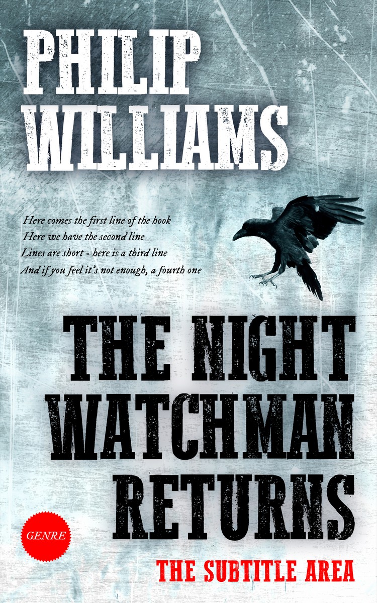 2D view of Premade Mystery & Thriller & Suspense Book Cover - Loblolly