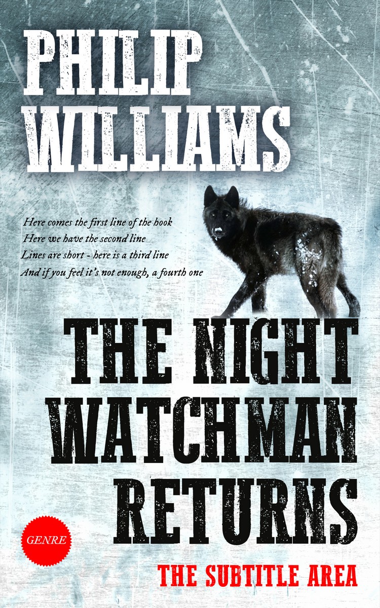 2D view of Premade Mystery & Thriller & Suspense Book Cover - Geyser