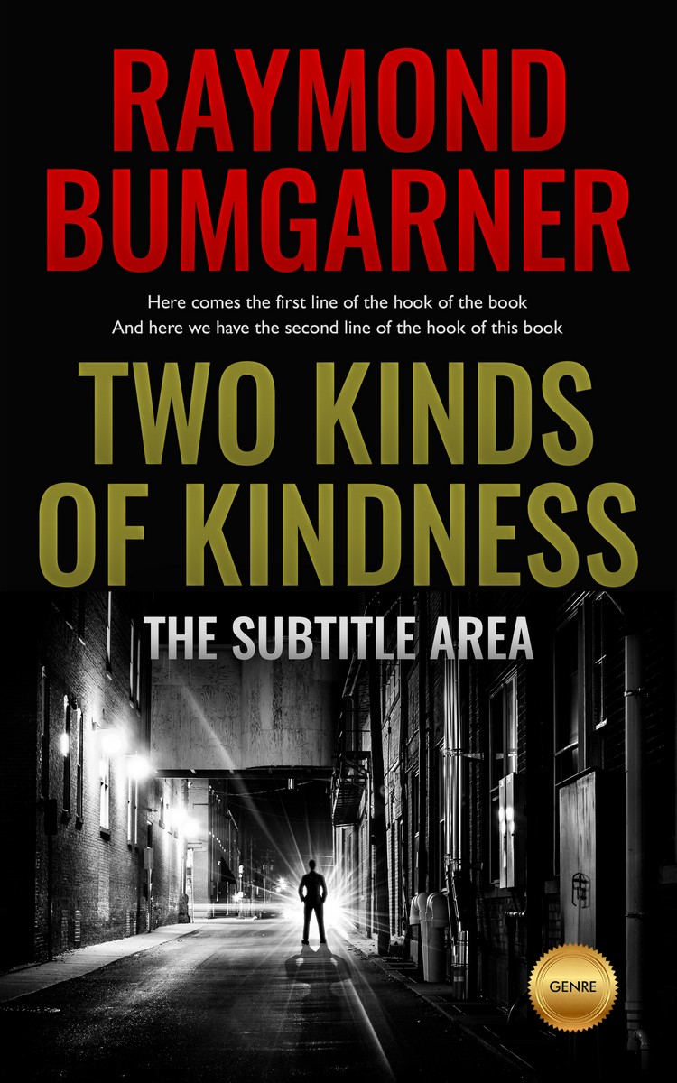 2D view of Premade Mystery & Thriller & Suspense Book Cover - Cod Gray