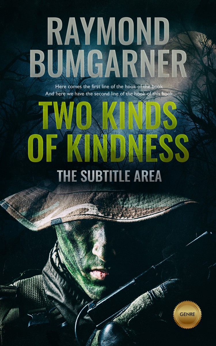 2D view of Premade Historical Book Cover - Locust