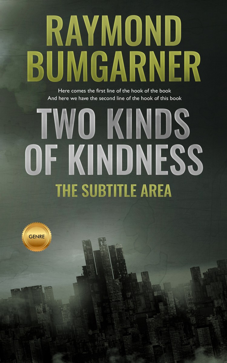 2D view of Premade Mystery & Thriller & Suspense Book Cover - Heavy Metal