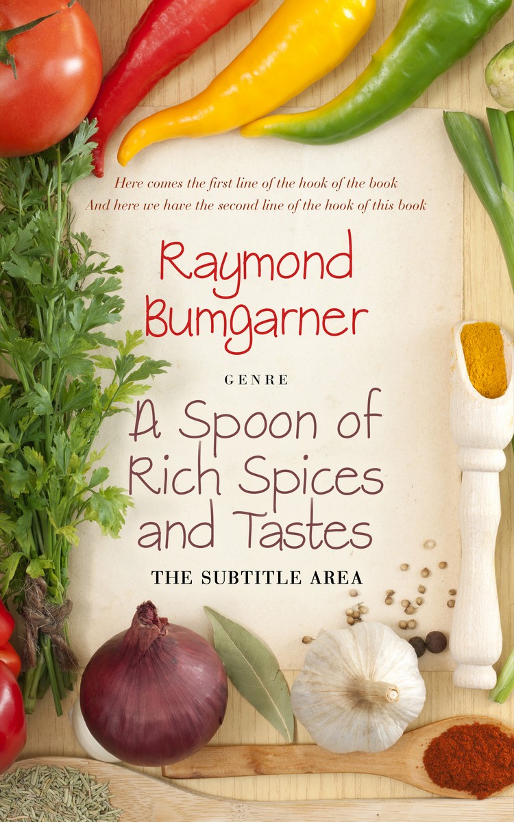 2D view of Premade Cookbooks & Food & Wine Book Cover - Aths Special