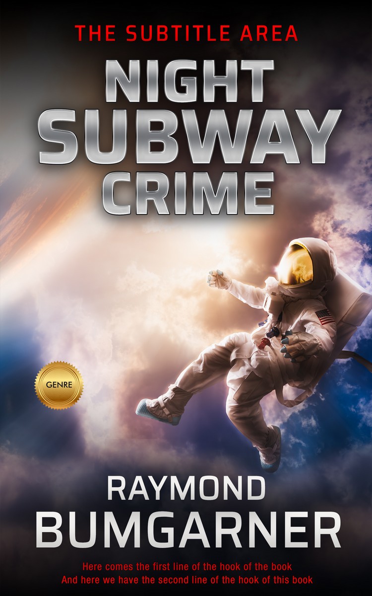 2D view of Premade Science Fiction Book Cover - Dust Storm