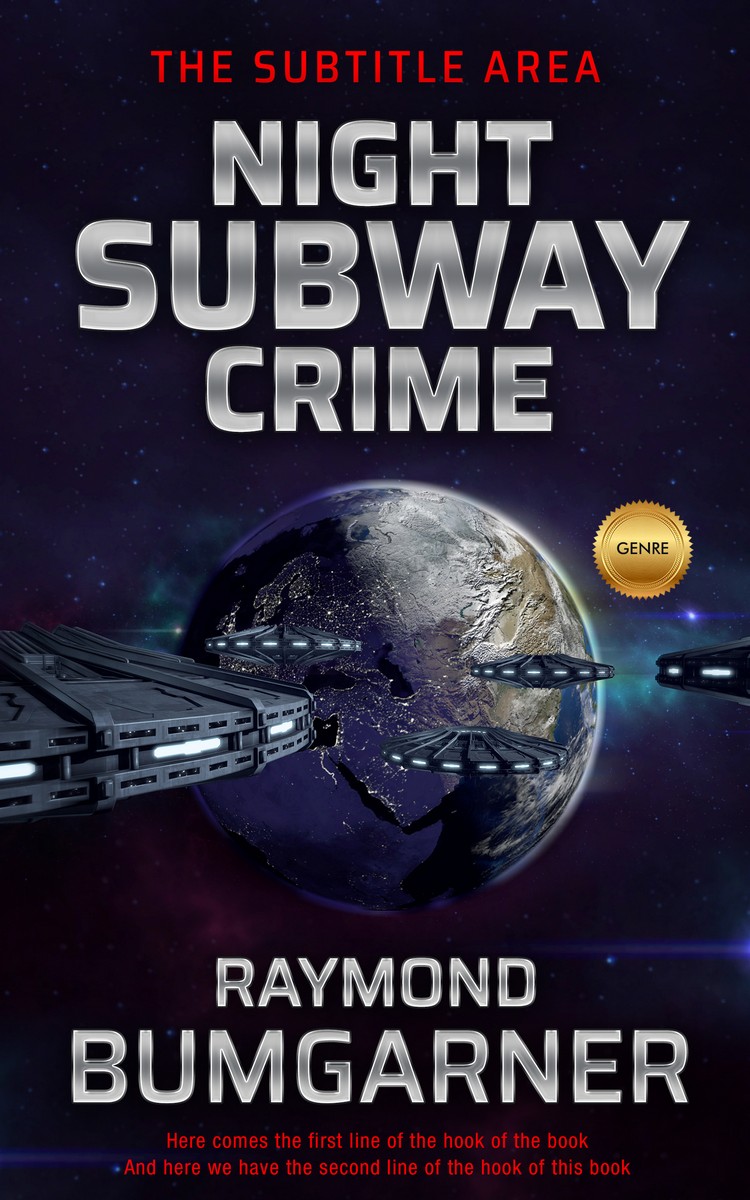 2D view of Premade Science Fiction Book Cover - Vulcan