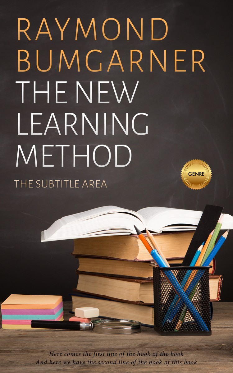 2D view of Premade Self-Improvement & Self-Help Book Cover - Dune