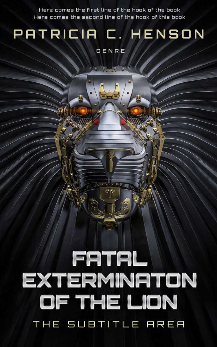 2D view of Premade Science Fiction Book Cover - Woodsmoke