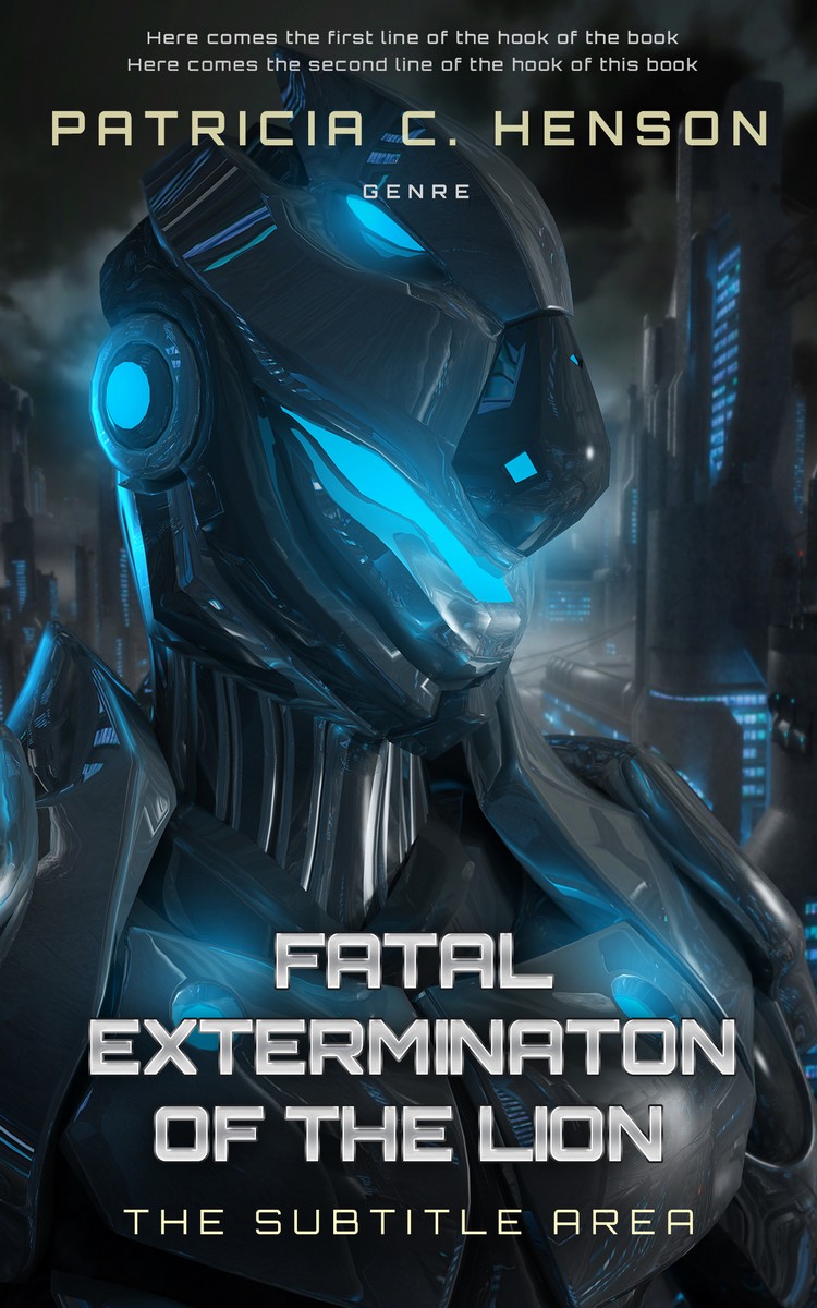 2D view of Premade Science Fiction Book Cover - Mirage