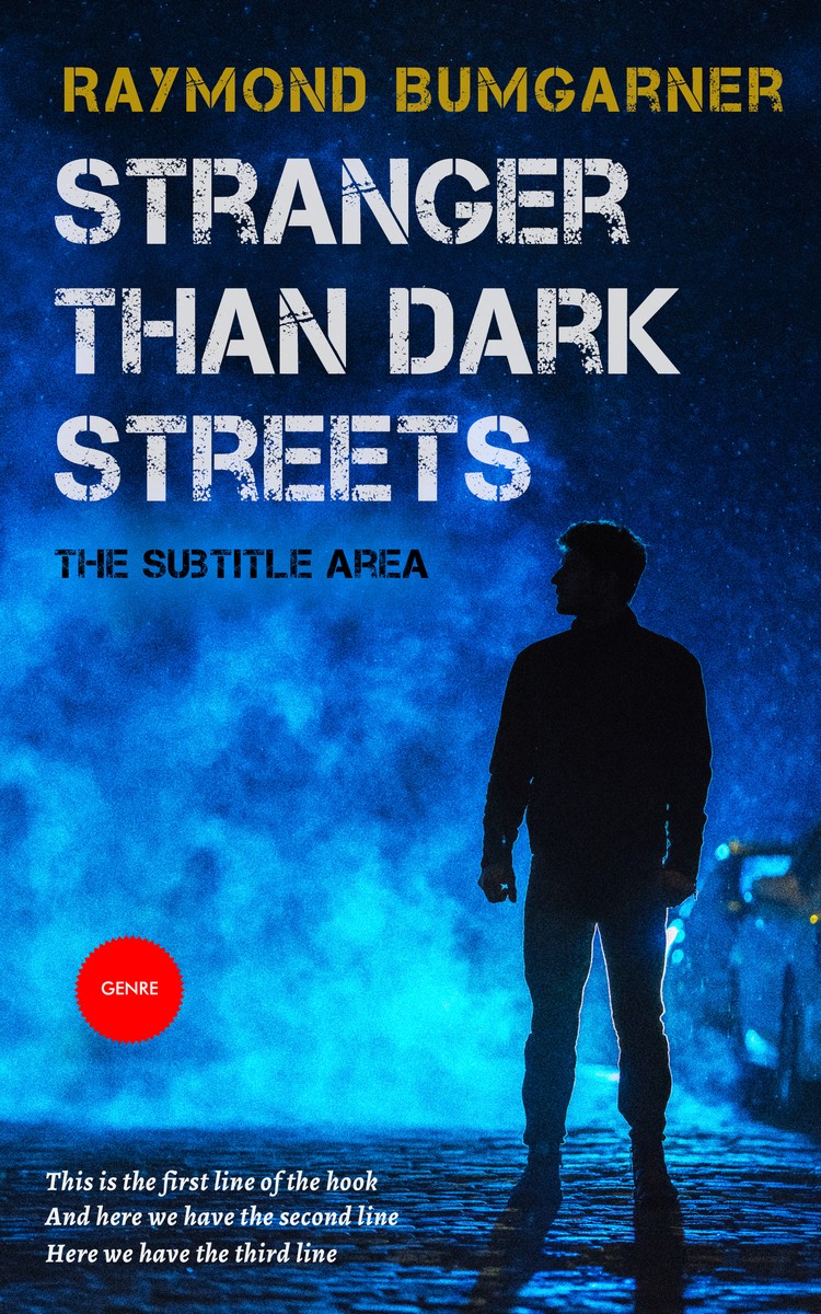 2D view of Premade Mystery & Thriller & Suspense Book Cover - Black Pearl