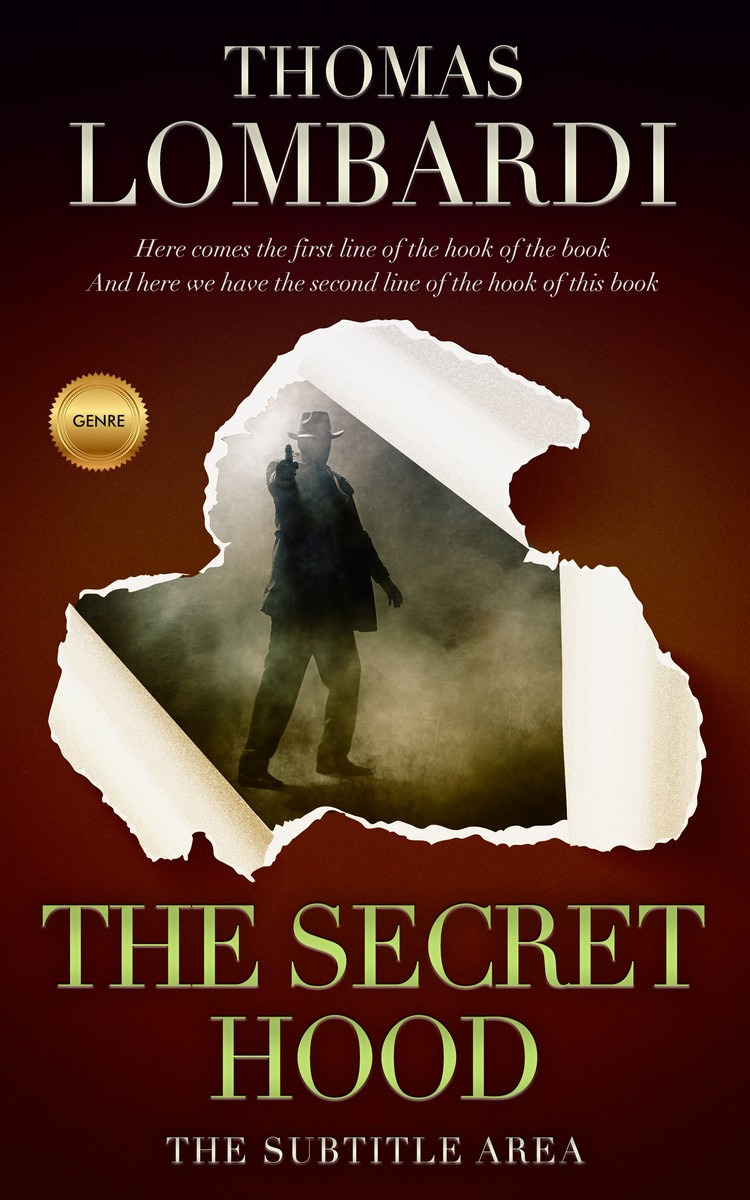 2D view of Premade Mystery & Thriller & Suspense Book Cover - Clinker